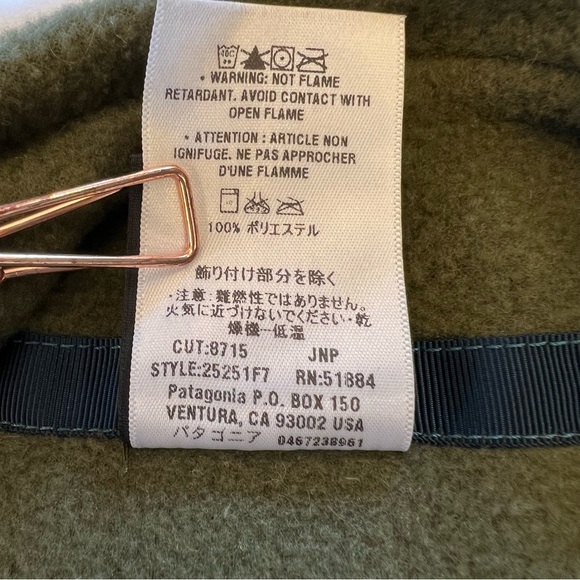 Patagonia Capilene Two Tone Fleece 1/4 Zip Pullover Sweater EUC Size Small - Picture 10 of 12